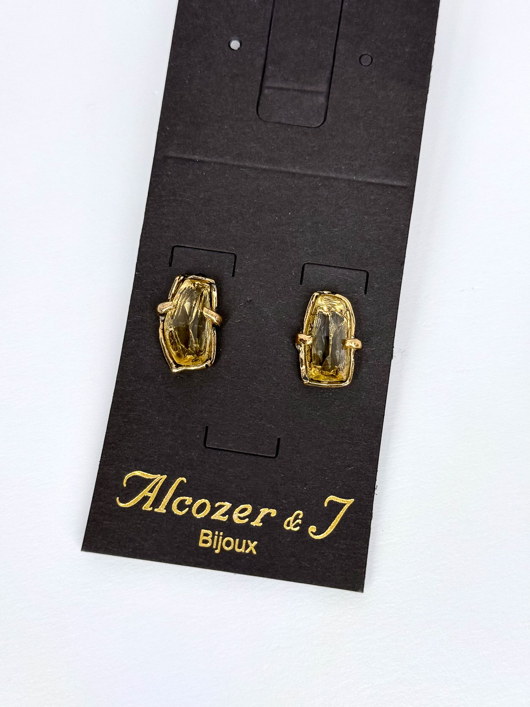 Серьги Alcozer & J с цитрином