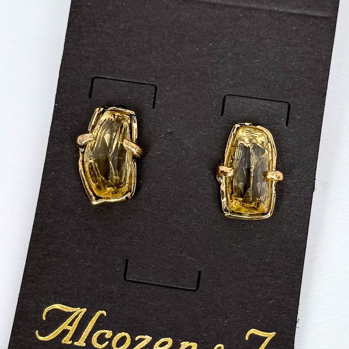 Серьги Alcozer & J с цитрином