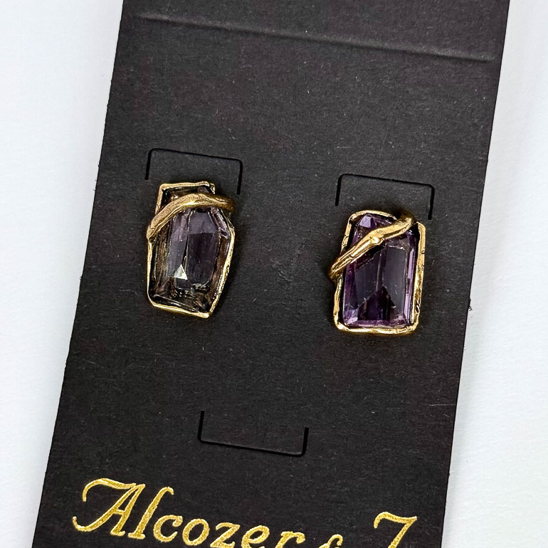 Серьги Alcozer & J с аметистом