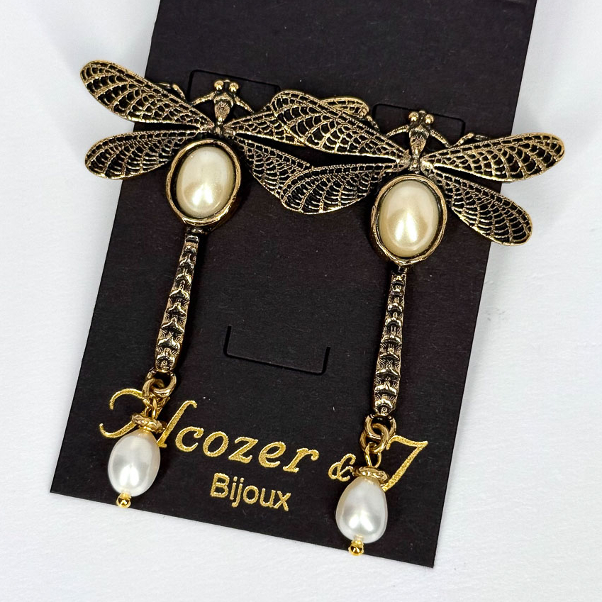 Серьги Alcozer & J с жемчугом