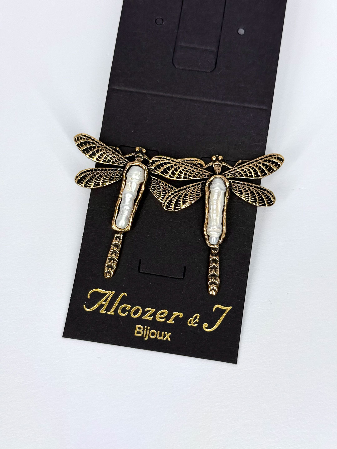 Серьги Alcozer & J с жемчугом