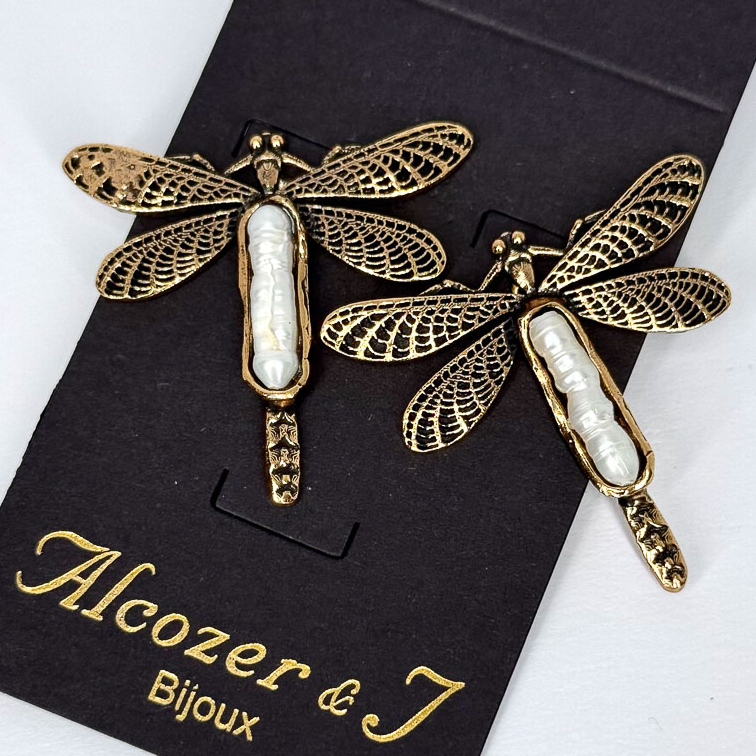 Серьги Alcozer & J с жемчугом