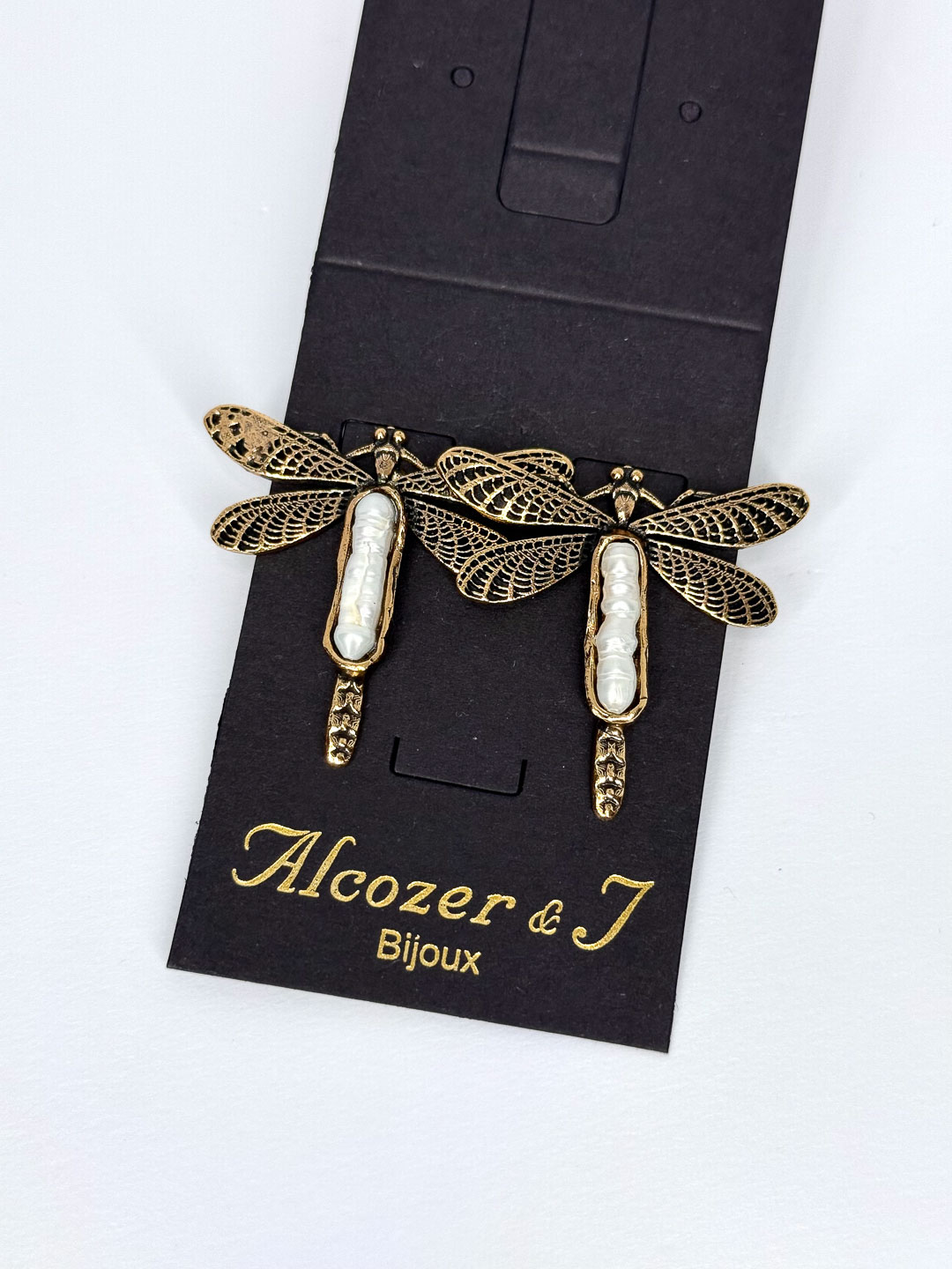 Серьги Alcozer & J с жемчугом