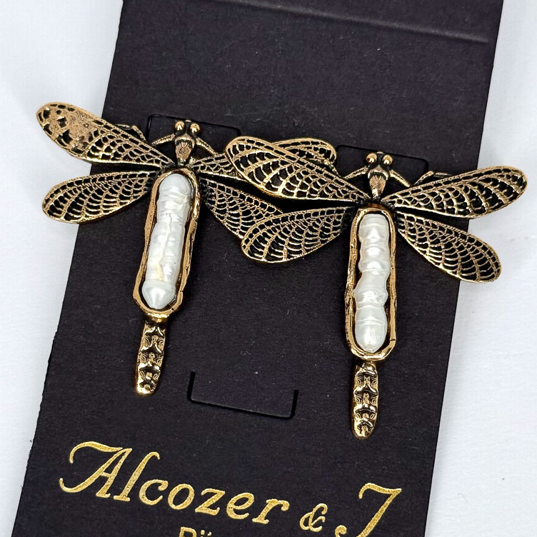 Серьги Alcozer & J с жемчугом