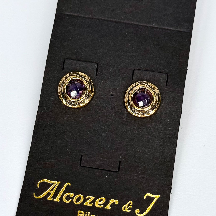 Серьги Alcozer & J с аметистом