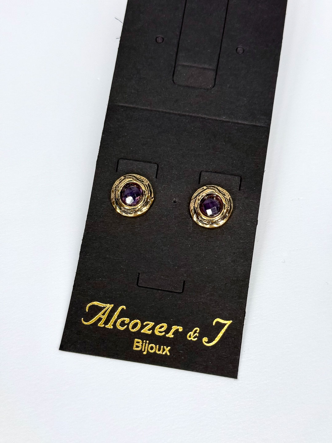 Серьги Alcozer & J с аметистом