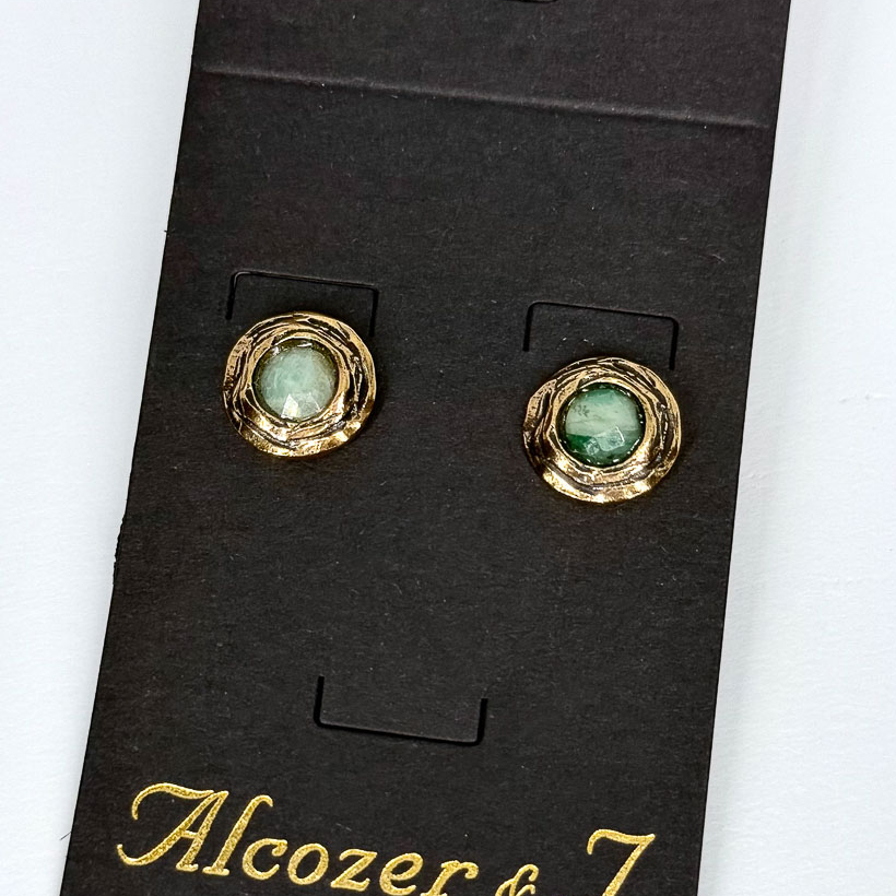 Серьги Alcozer & J с авантюрином