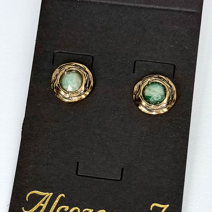 Серьги Alcozer & J с авантюрином