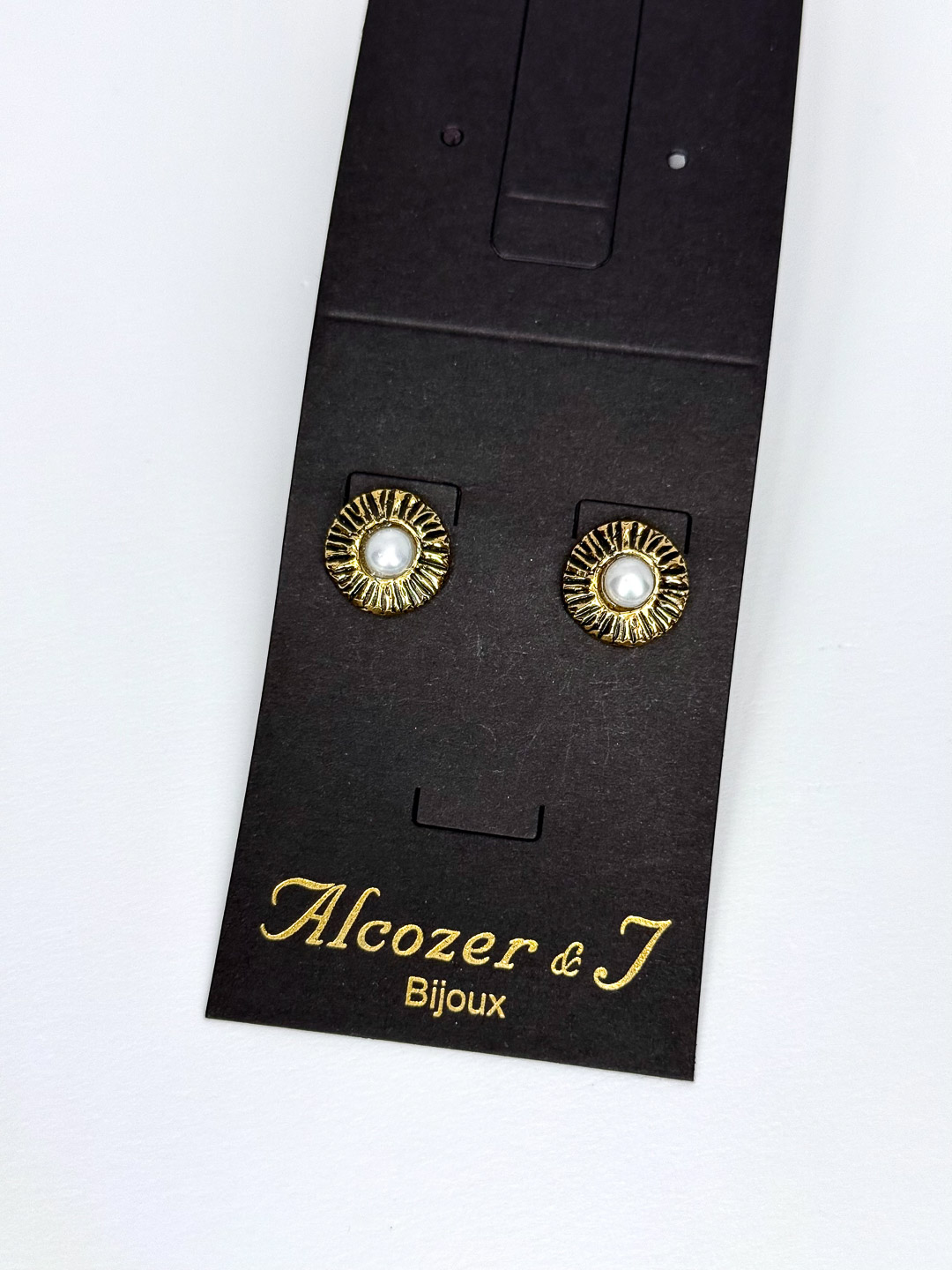 Серьги Alcozer & J с жемчугом