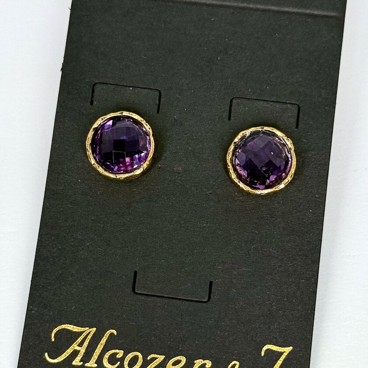 Серьги Alcozer & J с аметистом