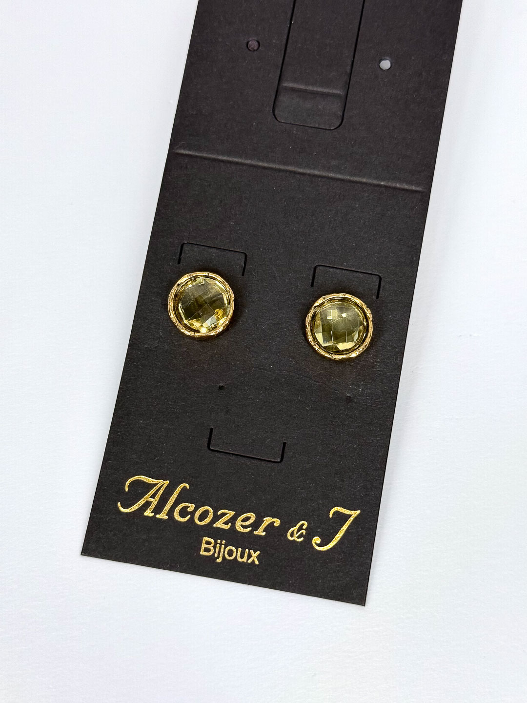 Серьги Alcozer & J с цитрином