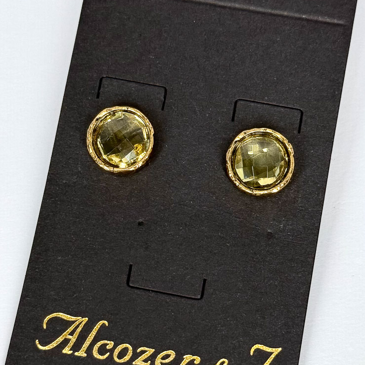 Серьги Alcozer & J с цитрином