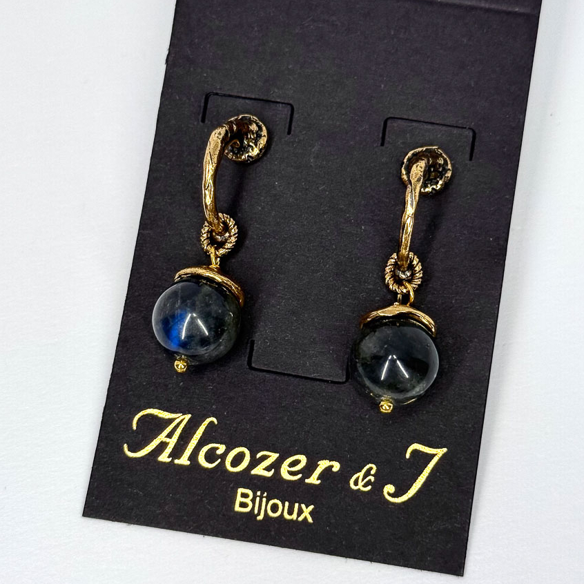 Серьги Alcozer & J с лабрадором