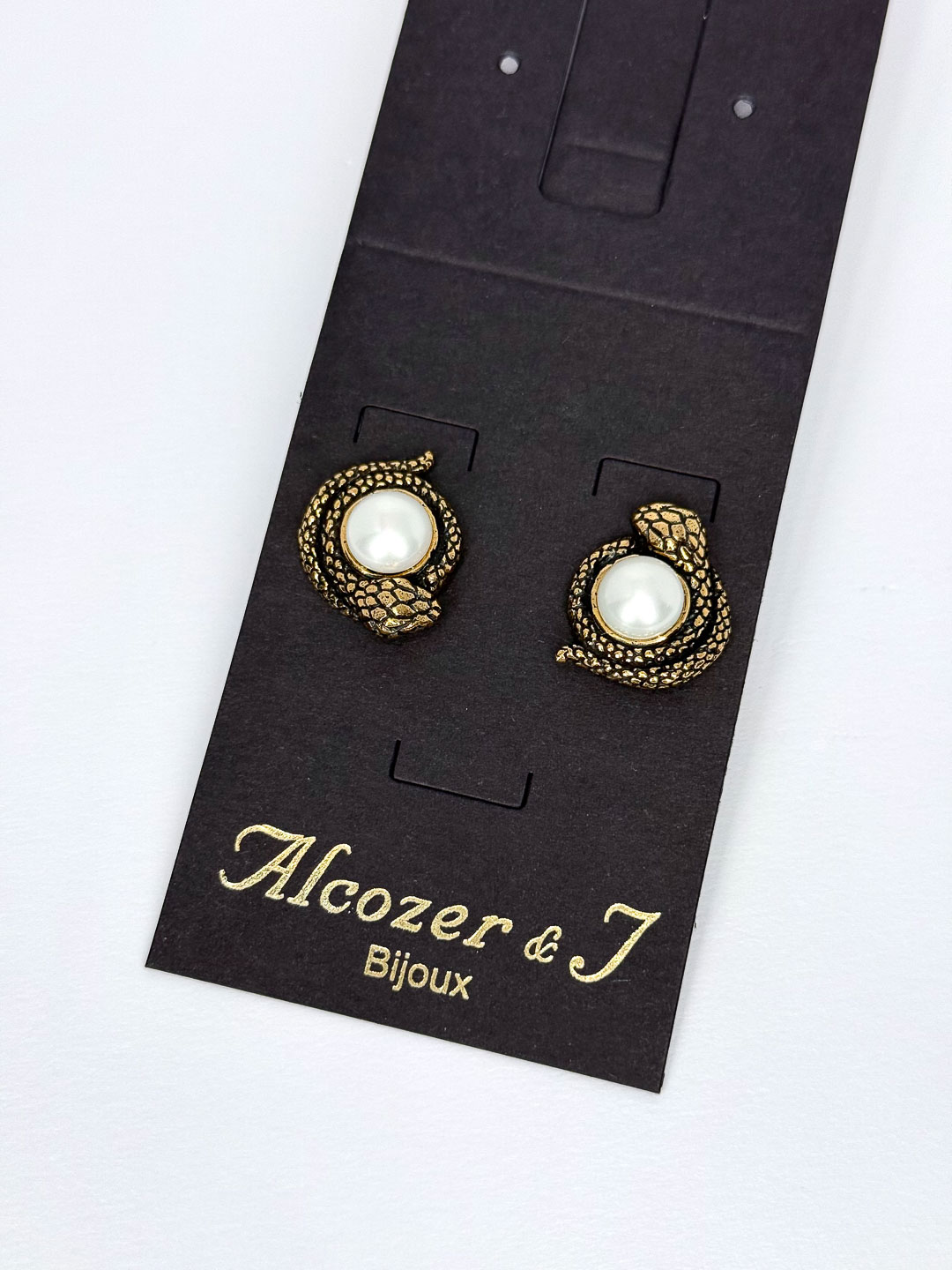 Серьги Alcozer & J с жемчугом