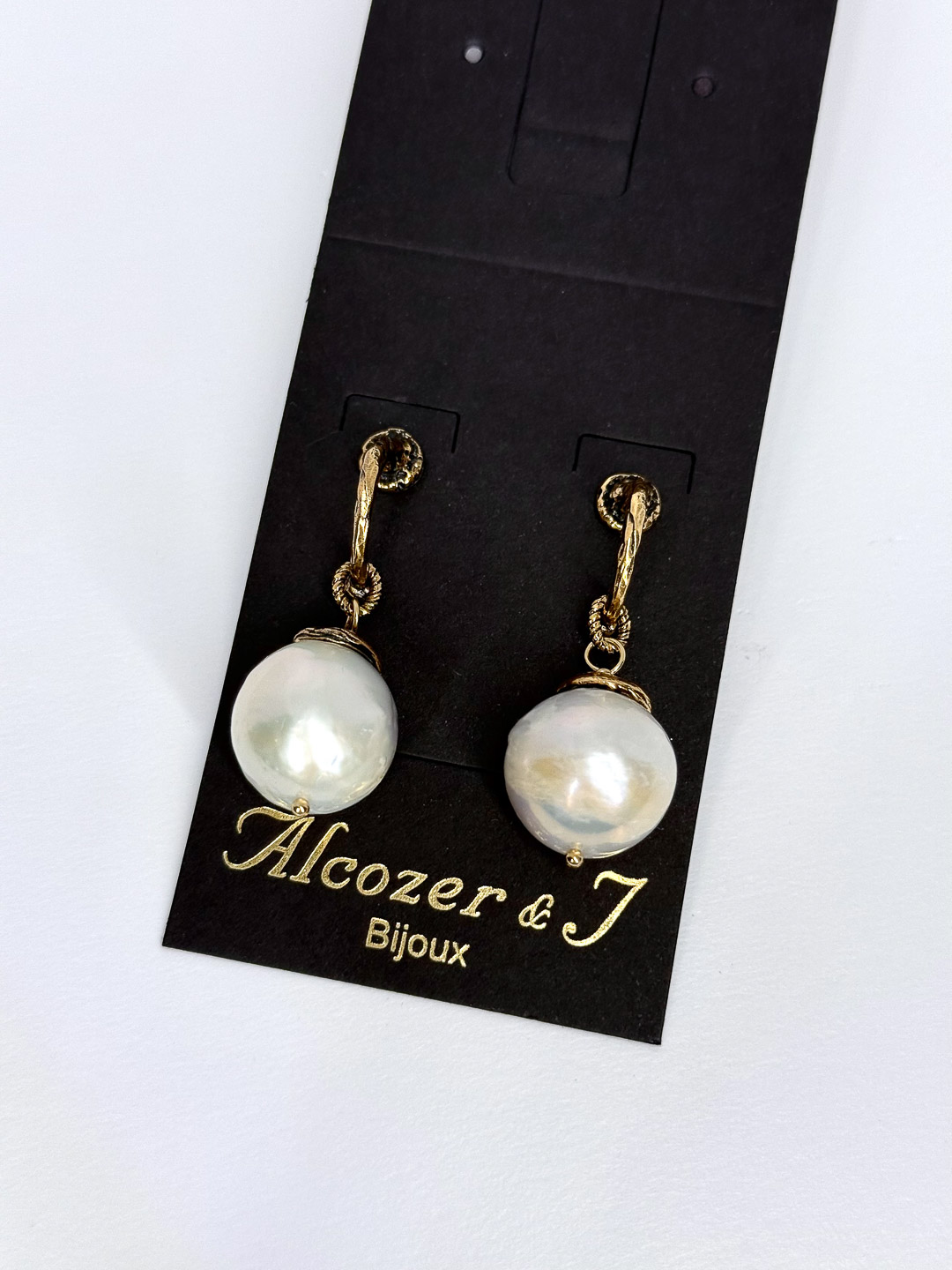 Серьги Alcozer & J с жемчугом