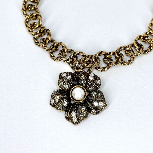 Браслет Alcozer & J B5422C с жемчугом и Swarovski