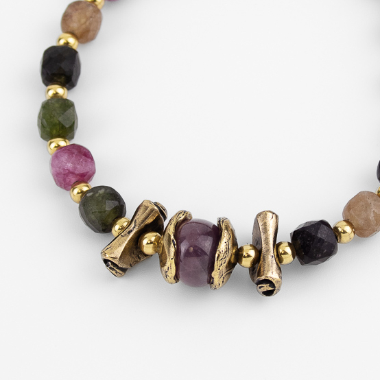 Браслет Alcozer & J  с миксом  камней