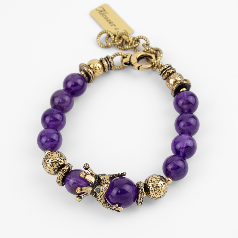 Браслет Alcozer & J с аметистом