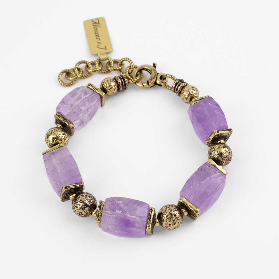 Браслет Alcozer & J с аметистом