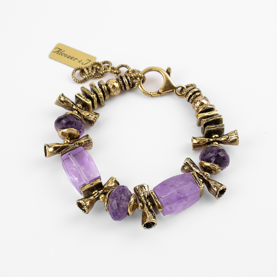 Браслет Alcozer & J с аметистом