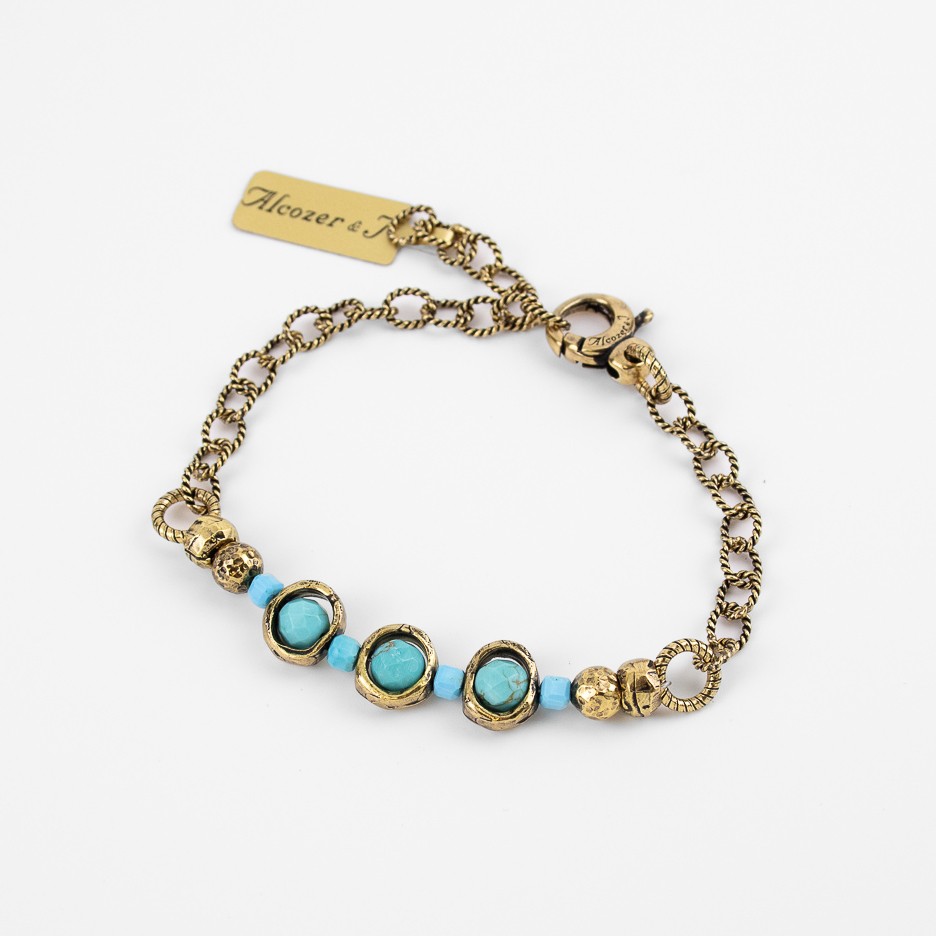 Браслет Alcozer & J с бирюзой