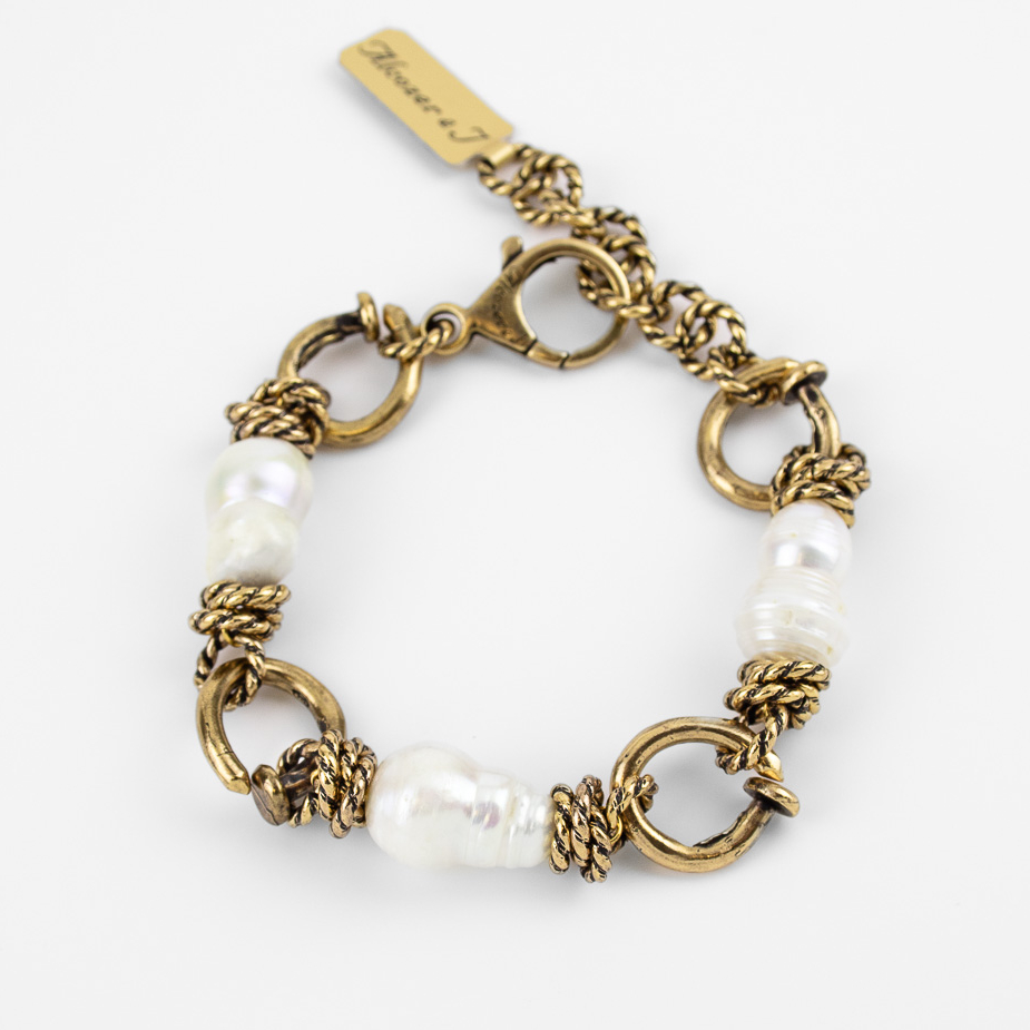Браслет Alcozer & J с жемчугом