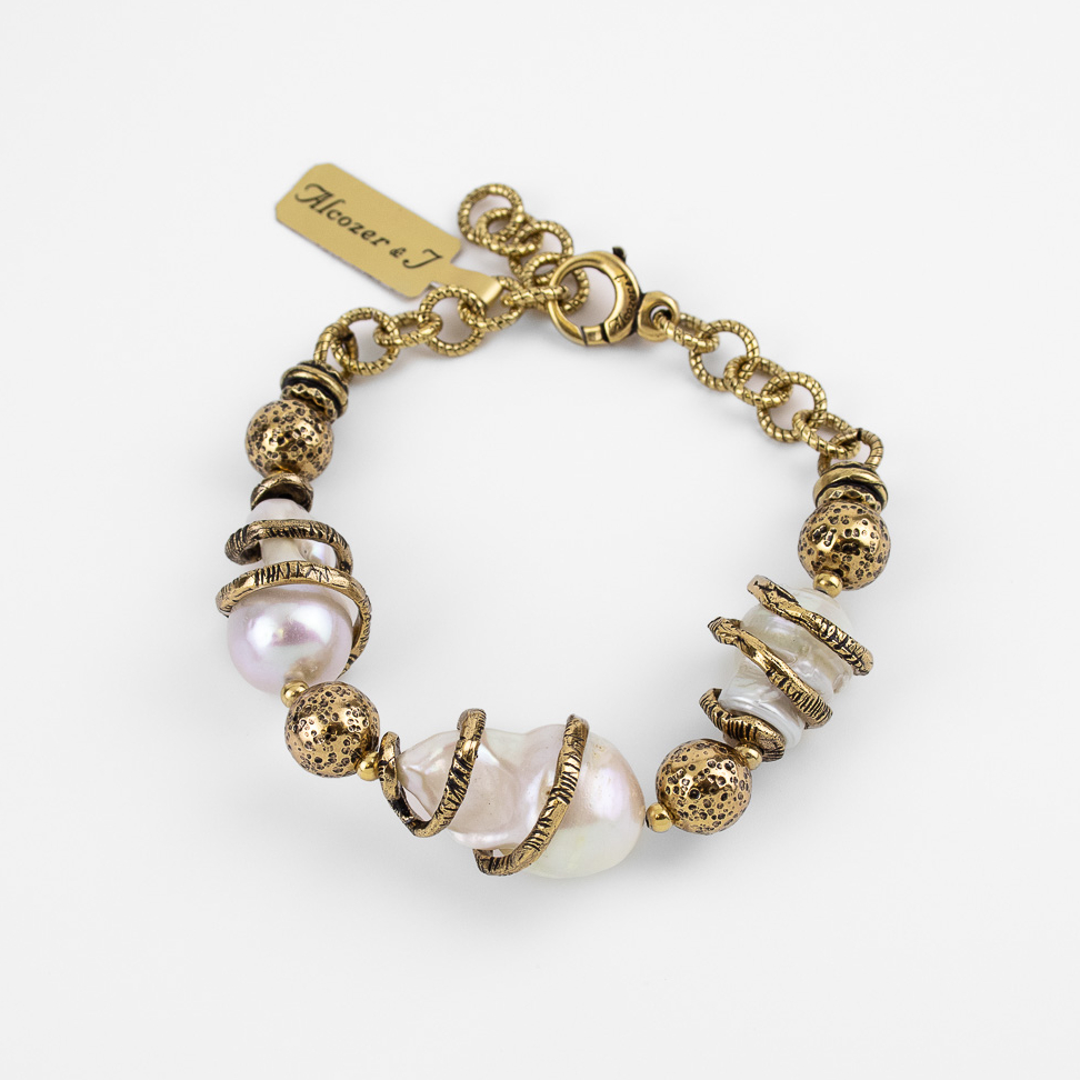 Браслет Alcozer & J с барочным жемчугом