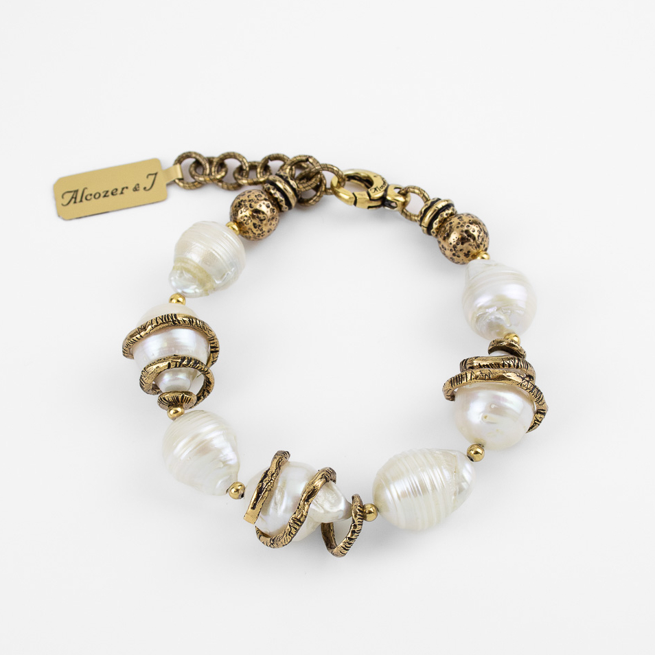 Браслет Alcozer & J  с жемчугом