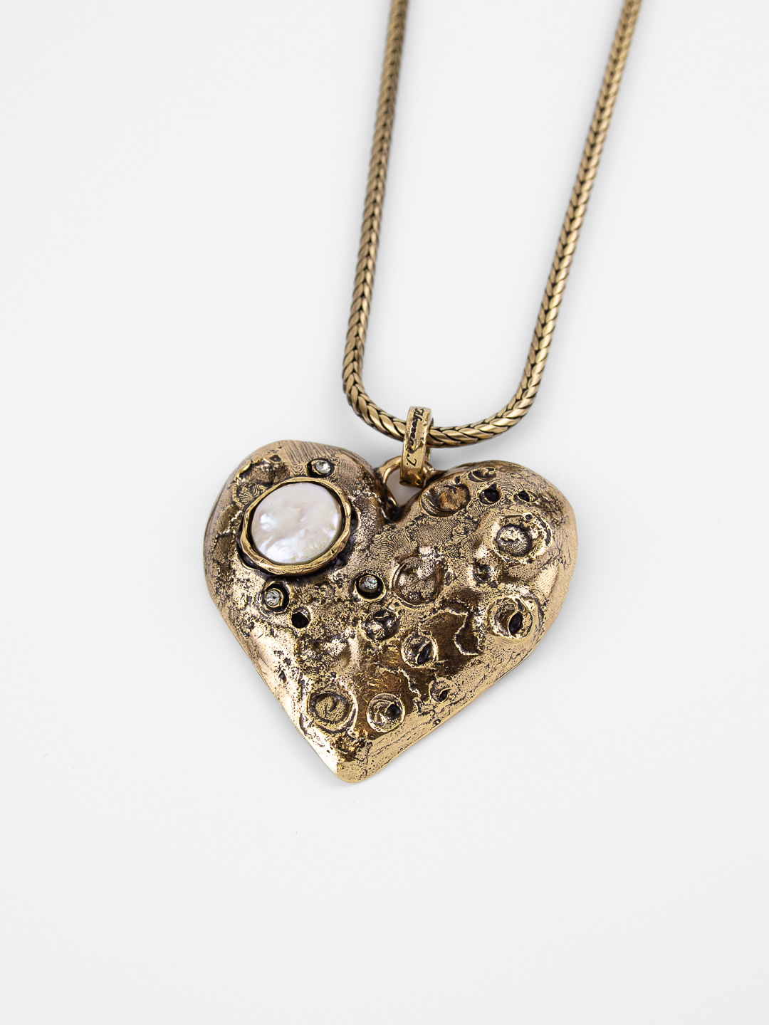 Колье Alcozer & J с жемчугом  и Swarovski