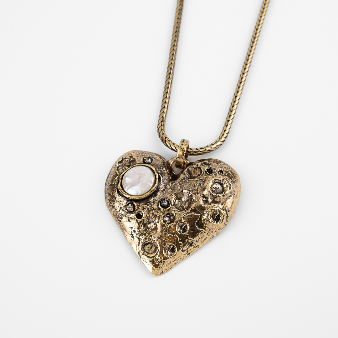 Колье Alcozer & J с жемчугом  и Swarovski