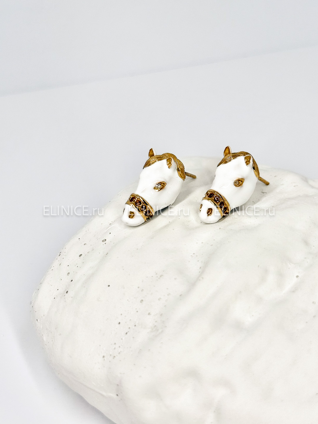 Серьги Polina Firenze OR2633 Белые