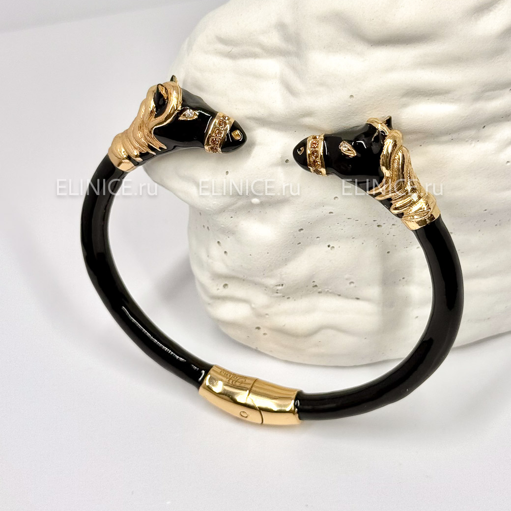 Браслет Polina Firenze BR2323 Чёрный