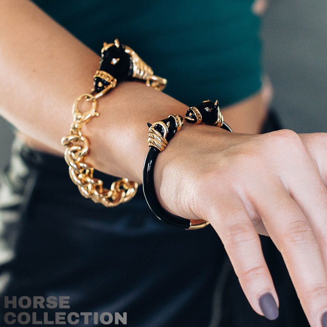 Браслет Polina Firenze BR2323 Чёрный