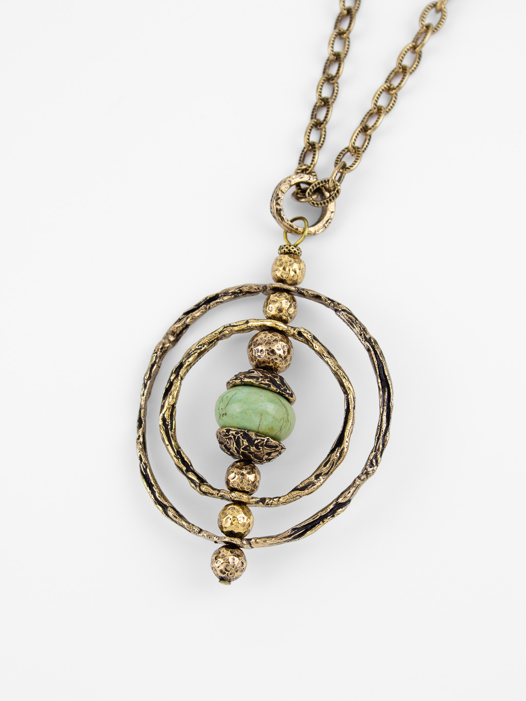 Колье Alcozer & J с амазонитом