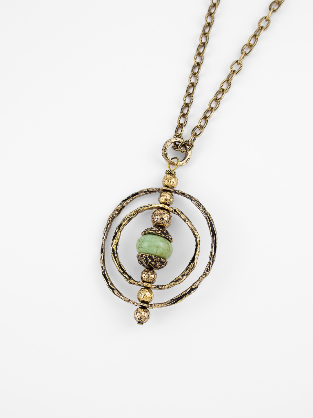 Колье Alcozer & J с амазонитом