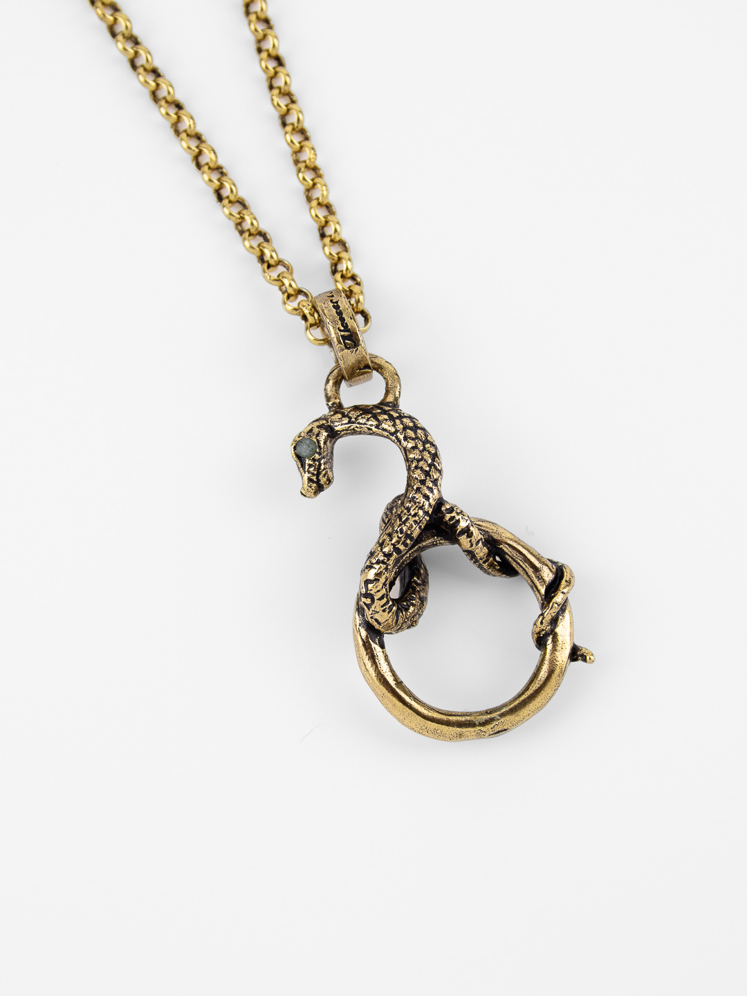 Колье Alcozer & J с изумрудом