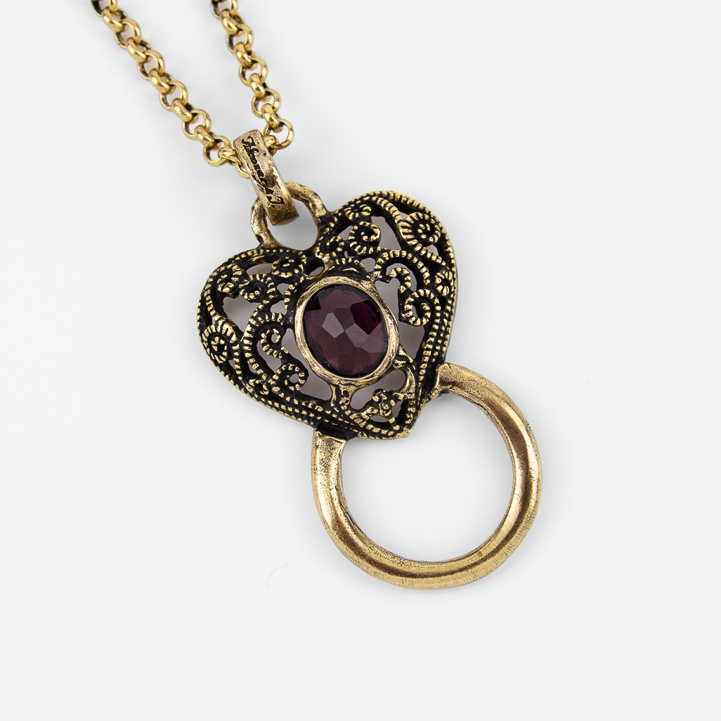 Колье Alcozer & J с гранатом