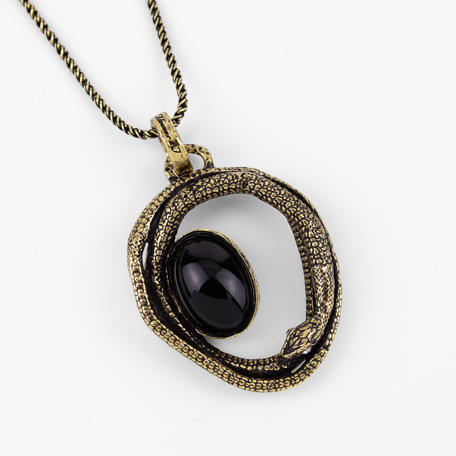 Колье Alcozer & J с ониксом