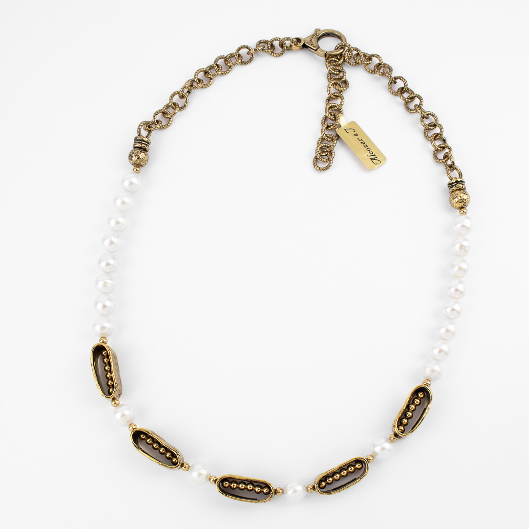 Колье Alcozer & J с жемчугом