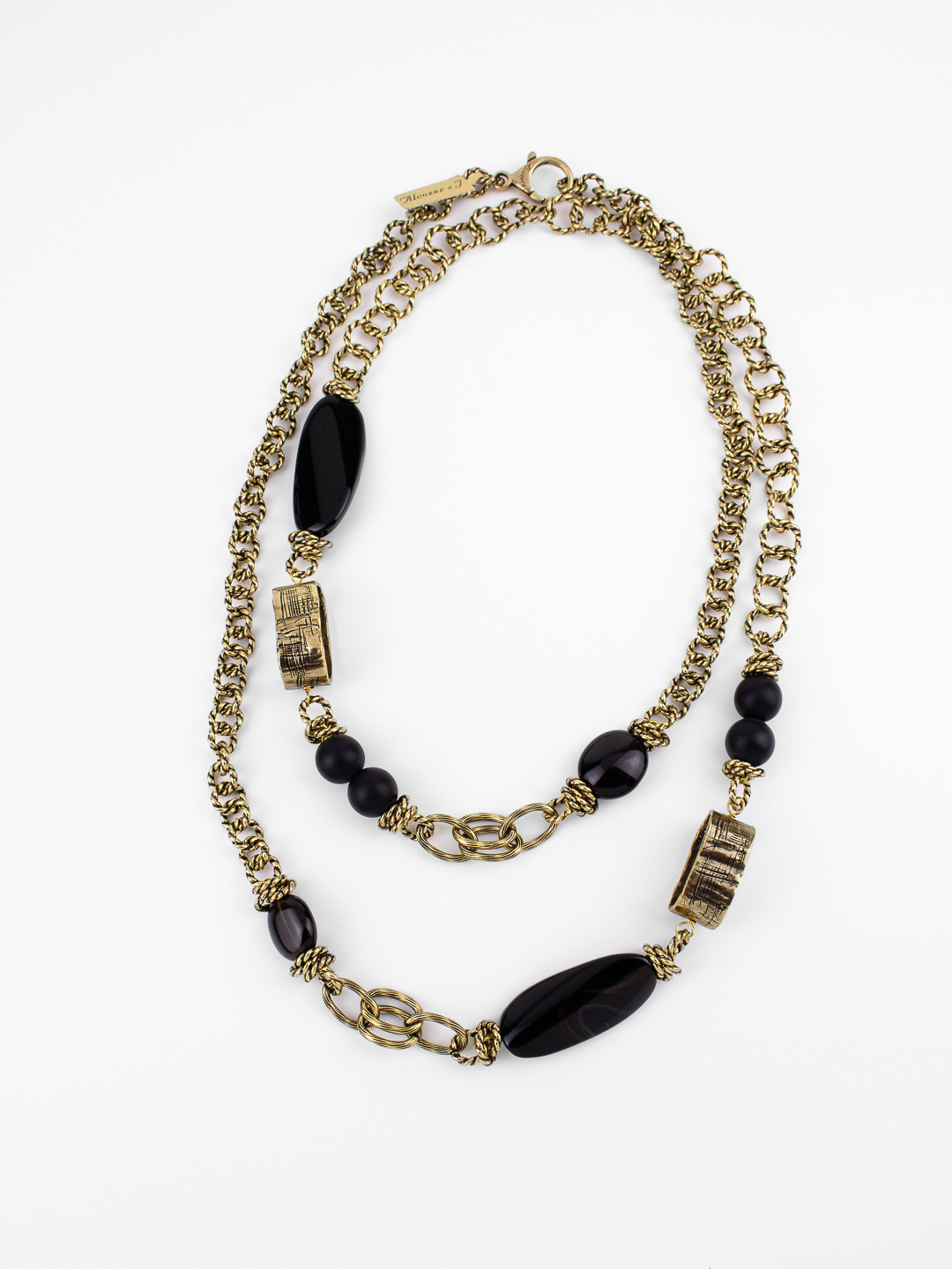 Колье Alcozer & J с ониксом