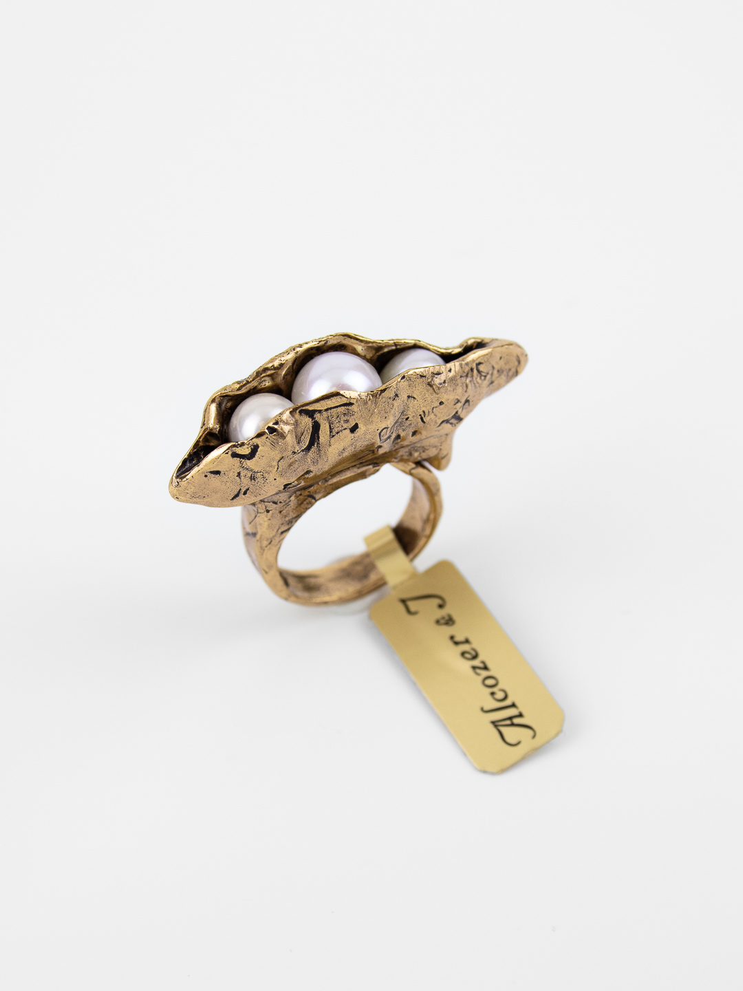 Кольцо ALCOZER & J с жемчугом