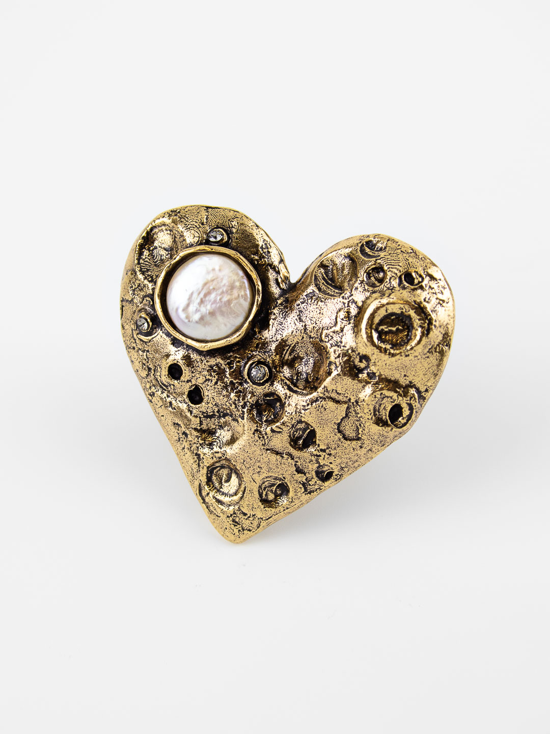 Кольцо ALCOZER & J с жемчугом и Swarovski