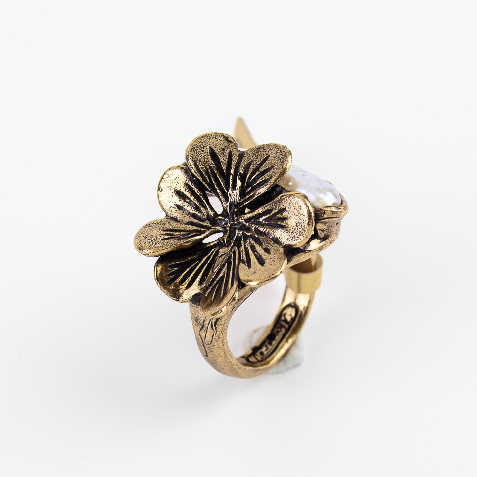 Кольцо Alcozer & J с жемчугом