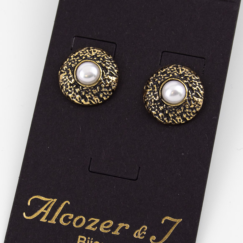 Серьги Alcozer & J с жемчугом