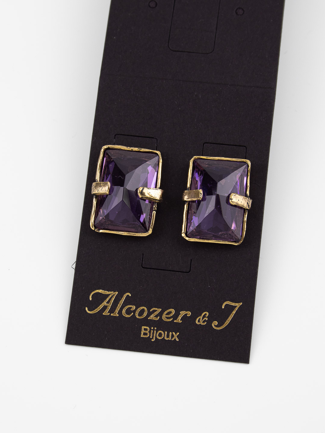 Серьги Alcozer & J с кристаллом