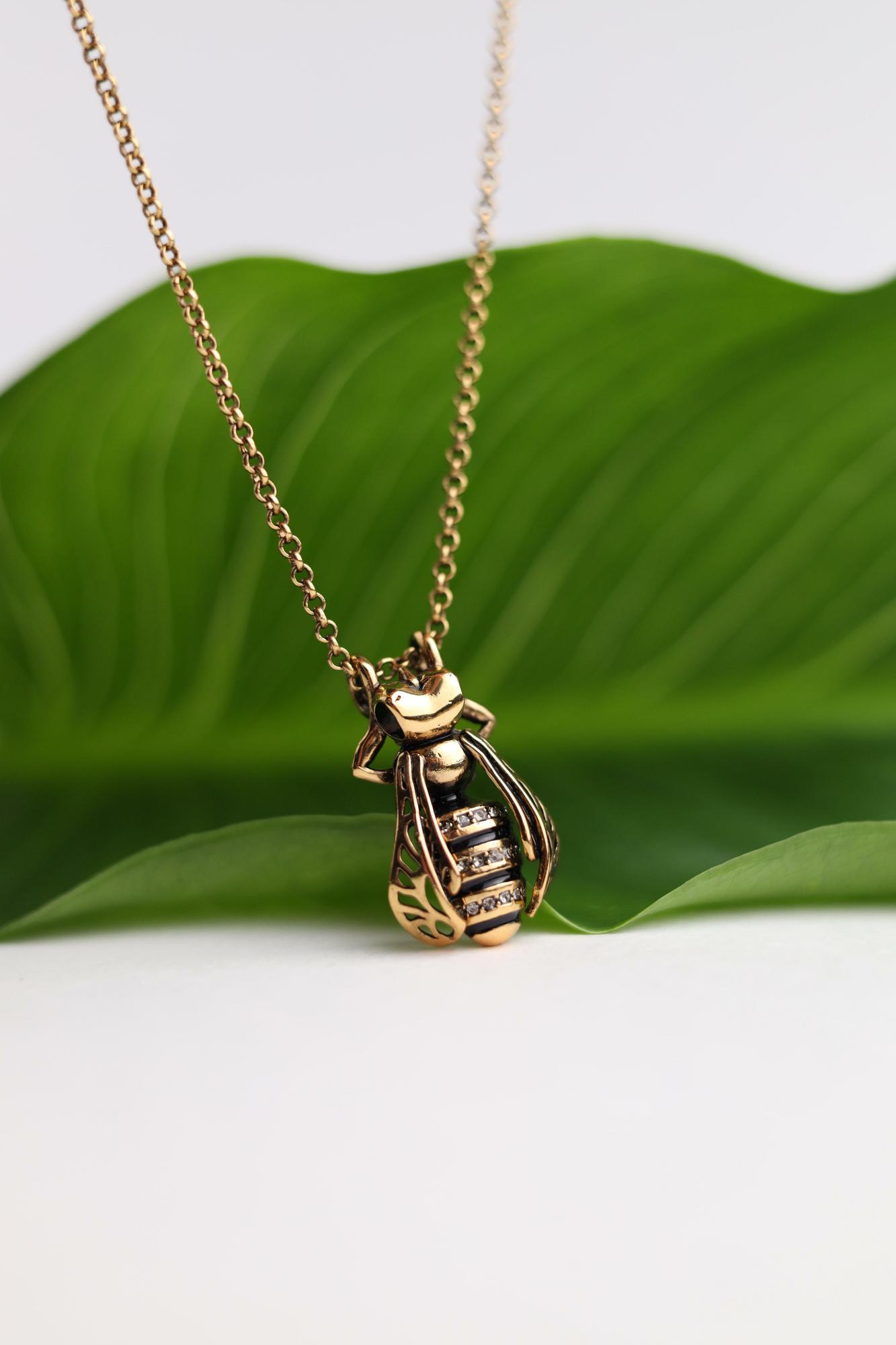 Колье POLINA FIRENZE PE2632 Пчёлка