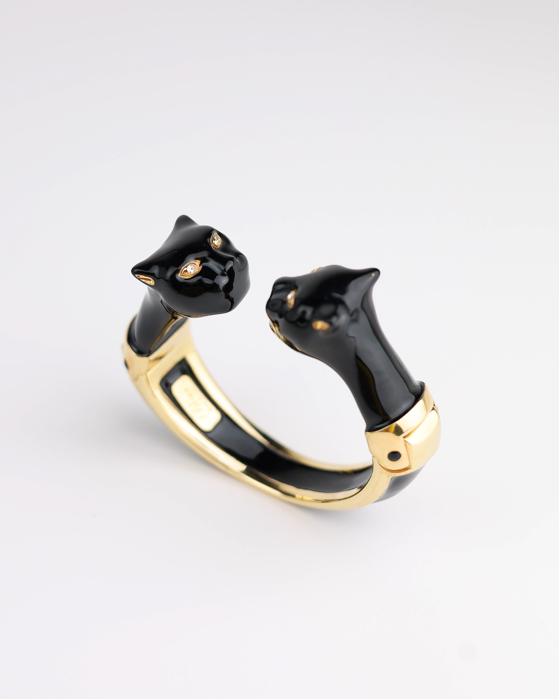 Браслет POLINA FIRENZE BR1991 Чёрные пантеры крупные