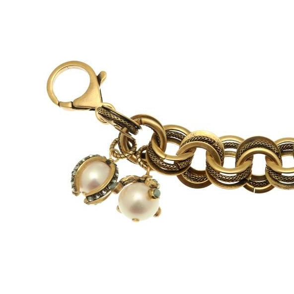 Браслет Alcozer & J B3995С с жемчугом и Swarovski