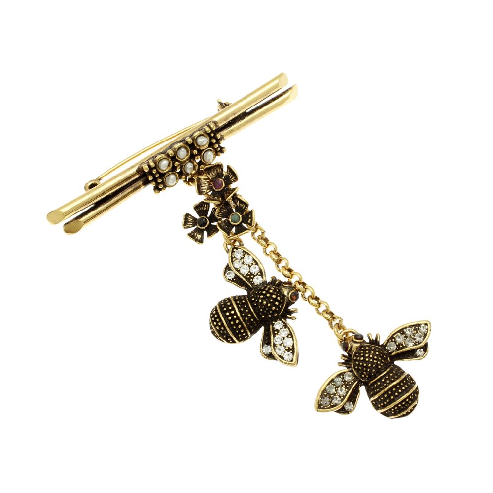 Брошь Alcozer & J S4438C микс камней и Swarovski