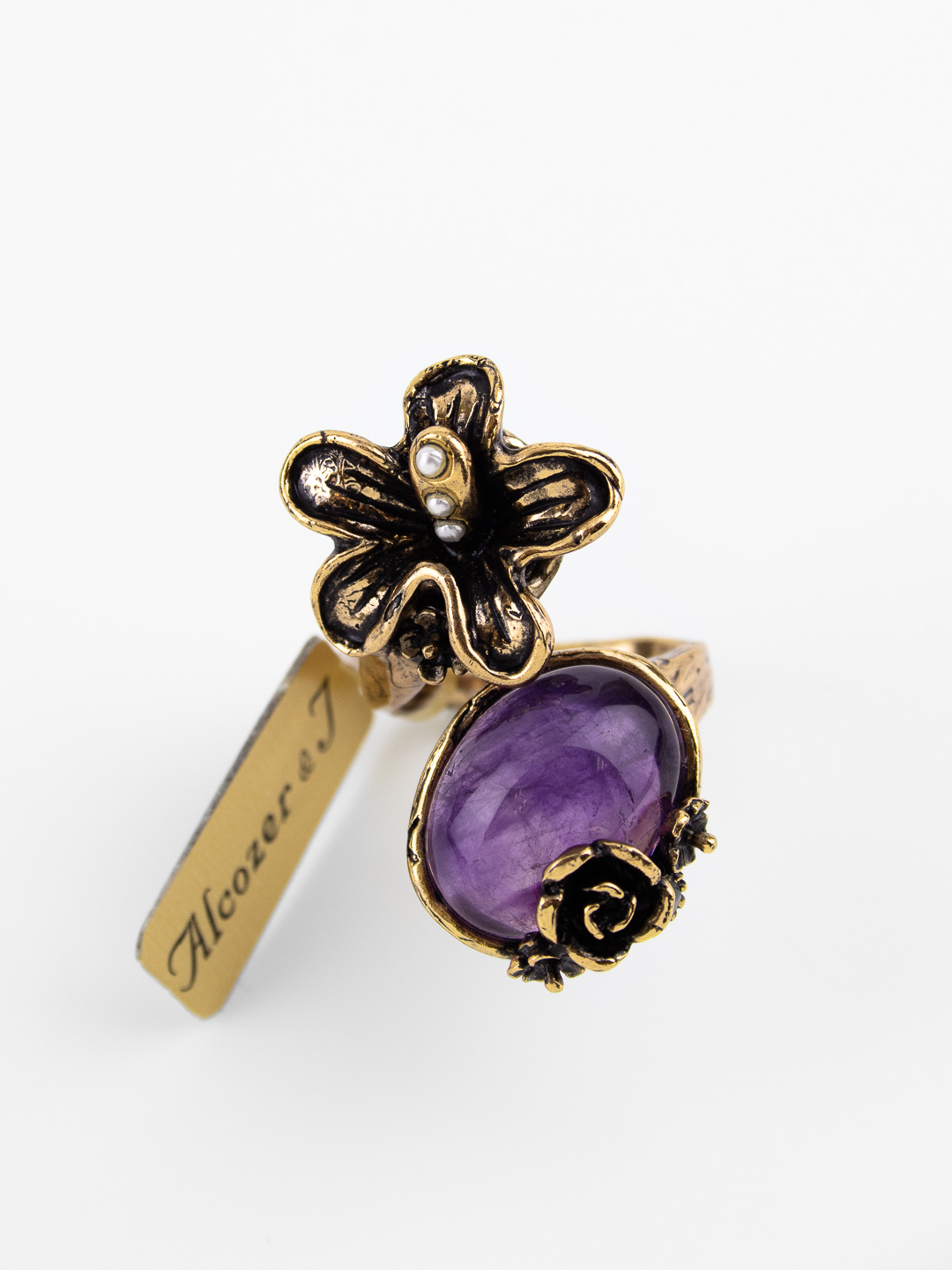 Кольцо  Alcozer & J с аметистом